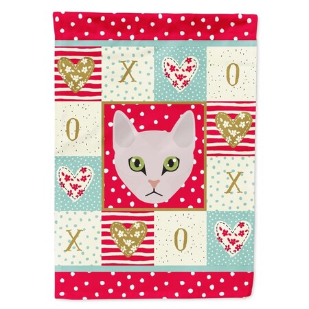Carolines Treasures 28 x 0.01 x 40 in. Burmilla Cat Flag Canvas House Size CK5097CHF